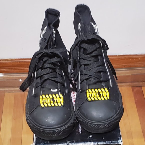 Demonia unisex steel toe high top sneakers - Picture 3 of 4